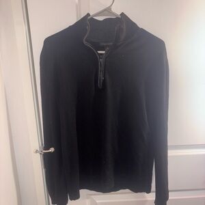 Black Half-Zip Sweater